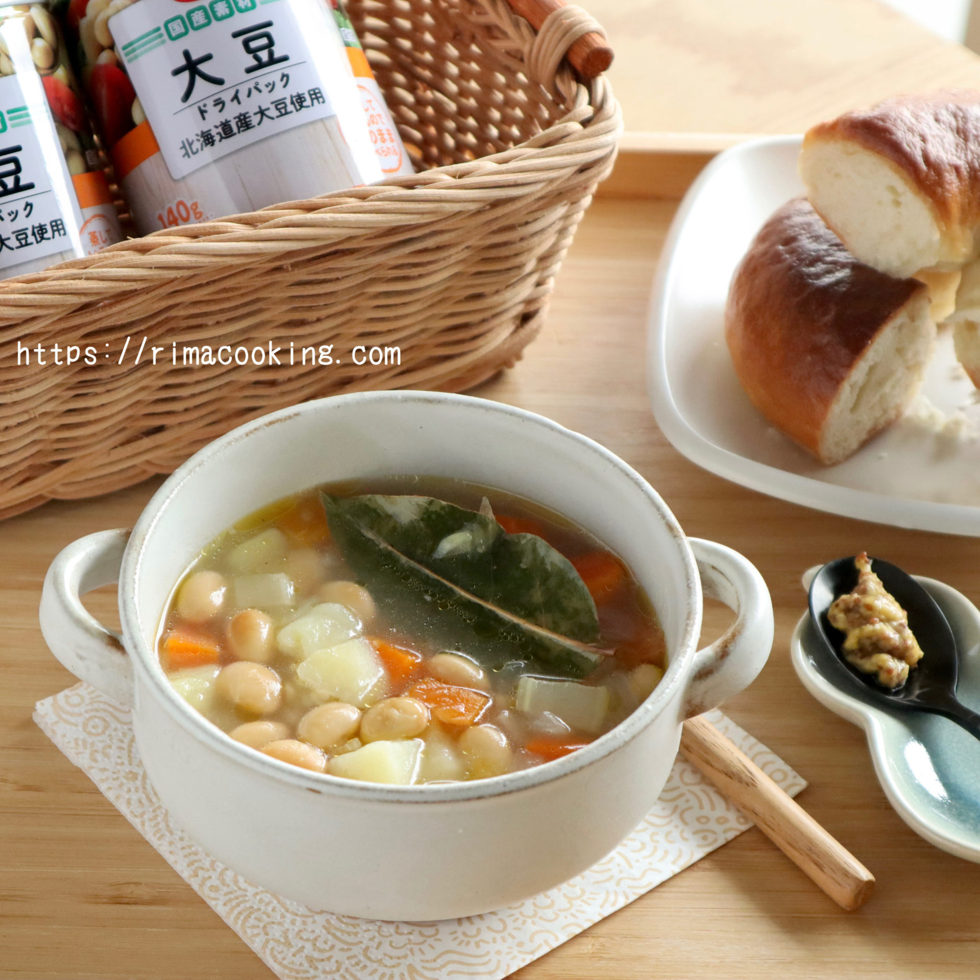 レシピ ほっと優しい 大豆と野菜の食べるスープ Healthy Home Cooking Lab
